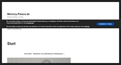 Desktop Screenshot of memory-palace.de